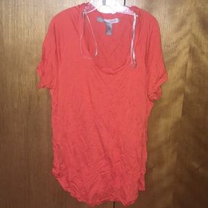 Forever 21 Bright Orange Contemporary Tee